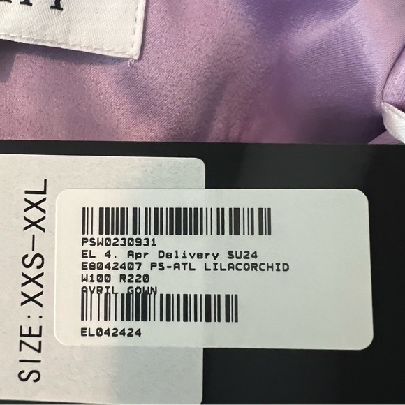 Elliatt | Halter Neck Back Bow Avril Maxi Dress Gown Lilac & Orchid | S - Picture 13 of 15